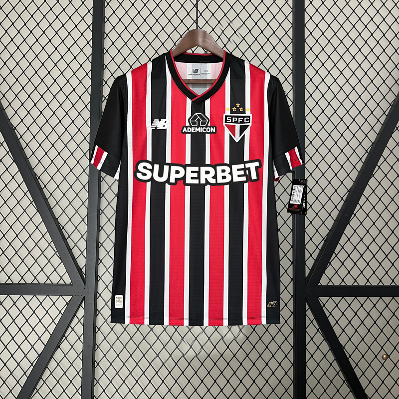 Jersey 2024∕25 sao paulo away+All sponsors