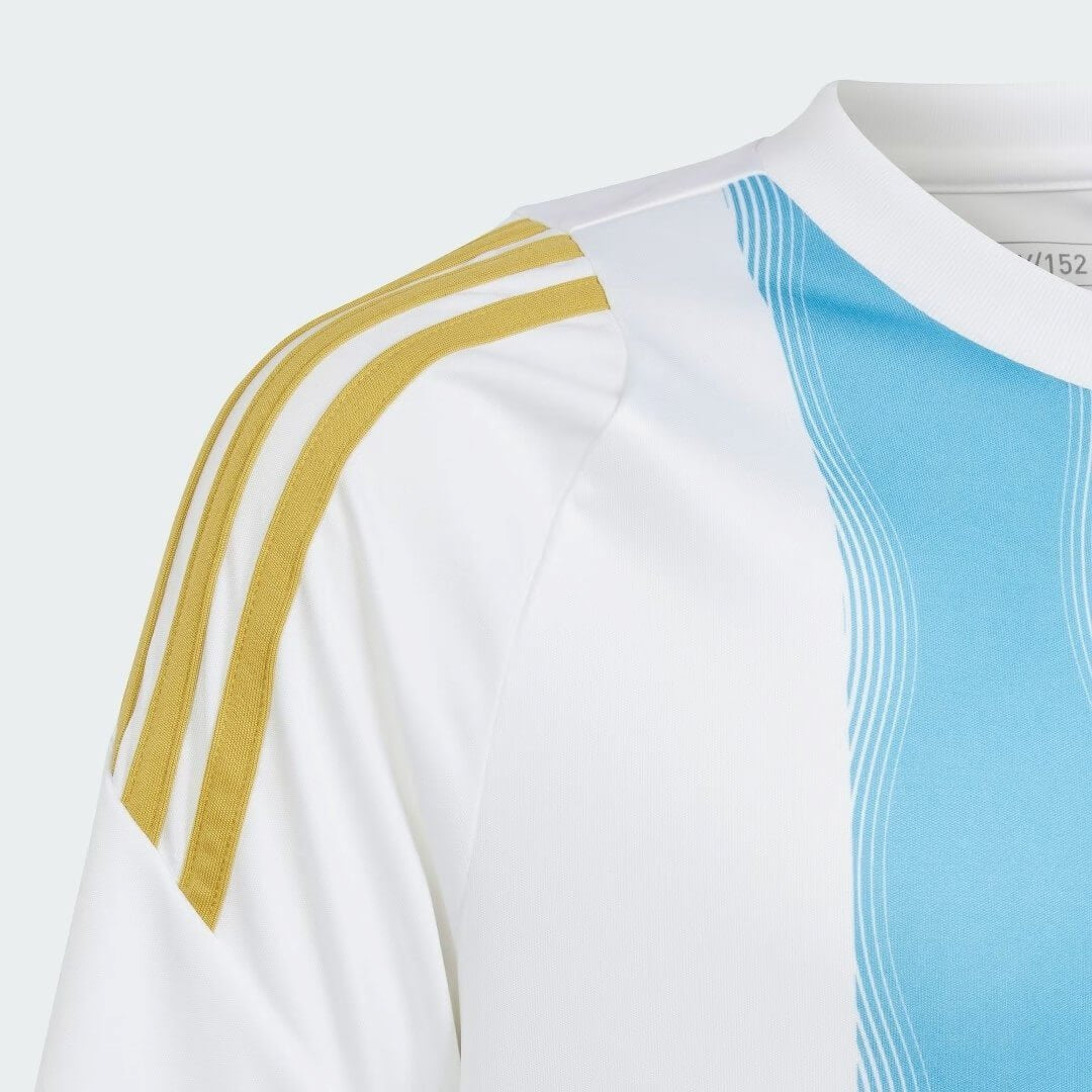 Jersey Adidas X Messi  “Spark Gen10s” 2024/25 Torcedor Masculino - Branco/Azul Celeste