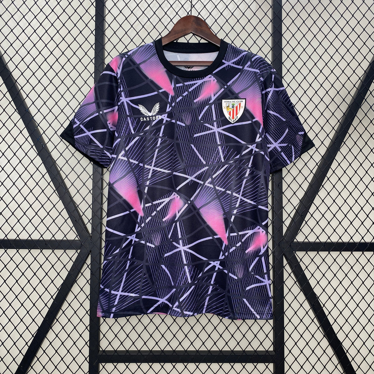 Jersey Athletic Bilbao 24/25 - Roxo e Rosa