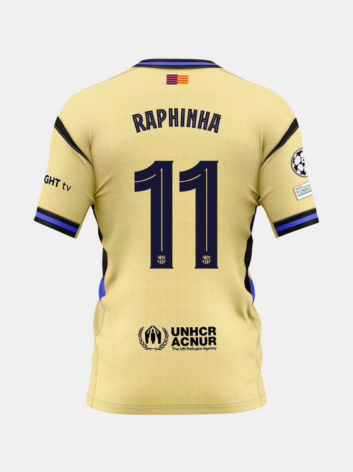 Jersey Away FC Barcelona 25/26 #11 RAPHINHA