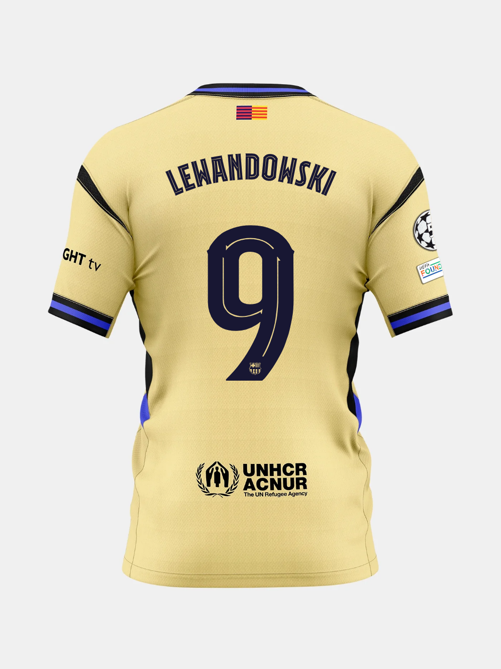 Jersey Away FC Barcelona 25/26 #9 LEWANDOWSKI