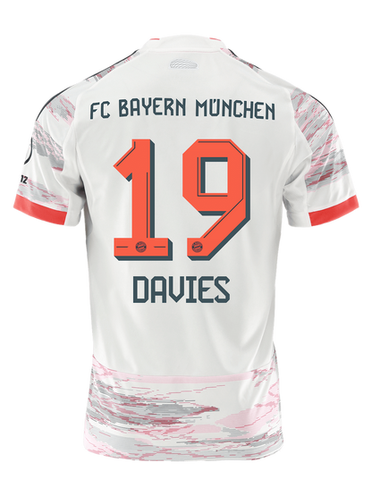 Jersey Bayern 25/26 Away #19 DAVIES