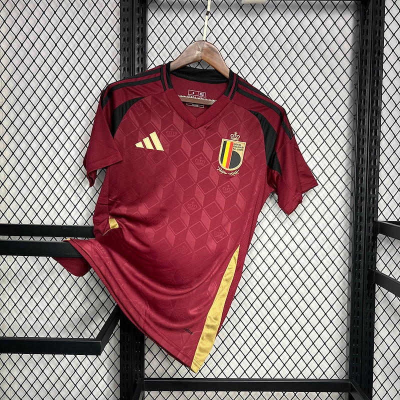 Jersey Bélgica 24/25 Adidas - Vermelha Home