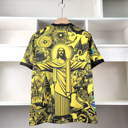 Jersey Brazil 2024 Christ the Redeemer - Amarelo