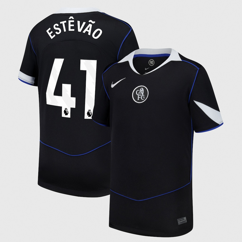 Jersey Chelsea 25/26 Third #41 Estêvão