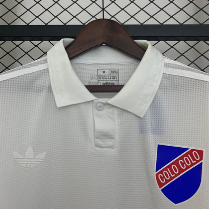 Jersey Colo Colo Polo 25/26 100th Anniversary - Branco