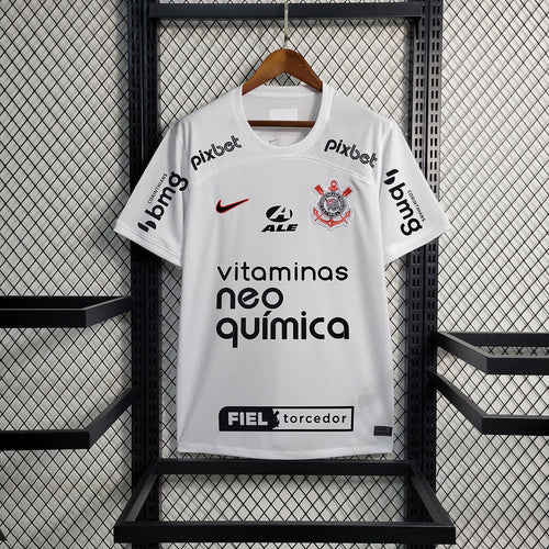 Jersey Corinthians All Sponsors Branco