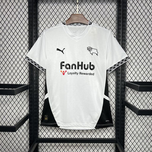 Jersey do Derby County Fc l 24/25 Branco