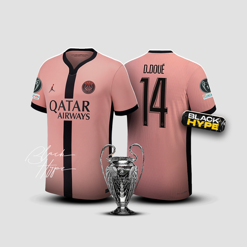 Jersey Doué PSG 24/25 Third - Champions League