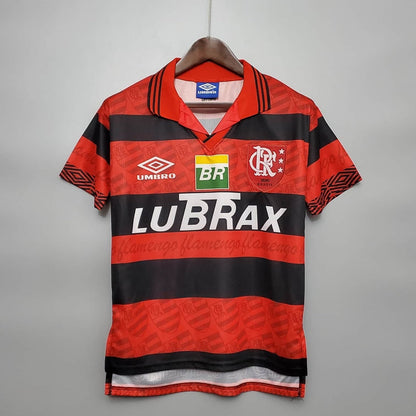 Jersey Flamengo Retrô 1995 Vermelha e Preta