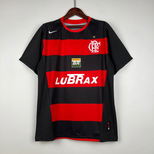 Jersey Flamengo Retrô 2002 Vermelha e Preta