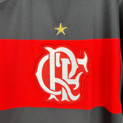 Jersey Flamengo Retrô 2002 Vermelha e Preta