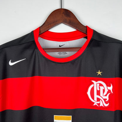 Jersey Flamengo Retrô 2002 Vermelha e Preta