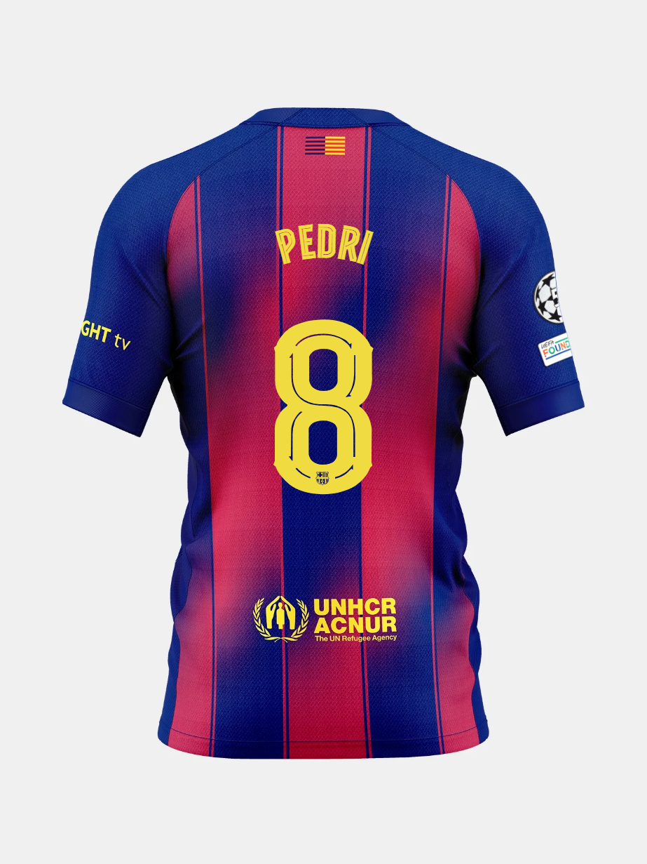 Jersey Home FC Barcelona 25/26 #8 PEDRI