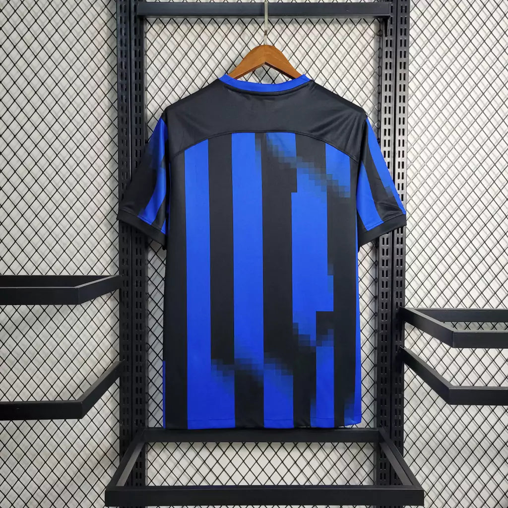 Jersey Inter de Milão Home 24/25 s/n° Torcedor Masculina - Azul e Preto