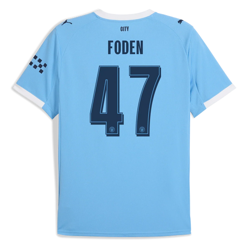 Jersey Manchester City 25/26 Home #47 FODEN
