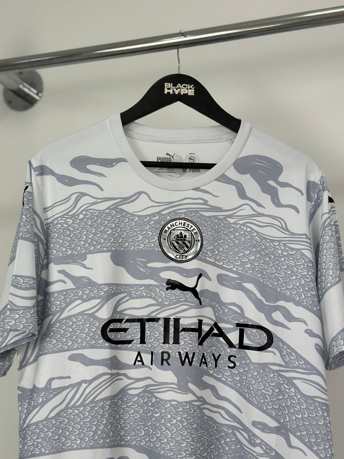 Jersey Manchester City “Ano do Dragão de Madeira” 24/25 s/n° Torcedor Masculina - Gray