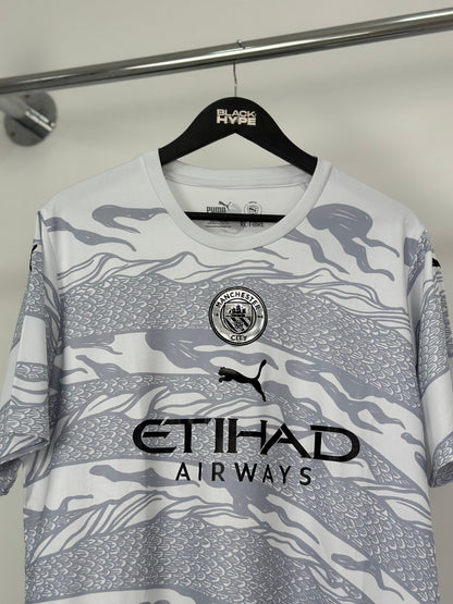 Jersey Manchester City “Ano do Dragão de Madeira” 24/25 s/n° Torcedor Masculina - Gray