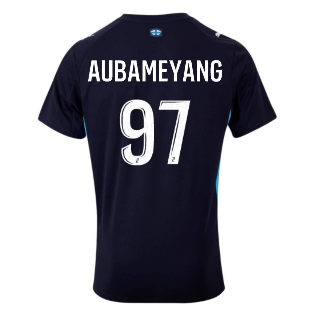 Jersey Marseille 25/26 Away #97 Aubameyang