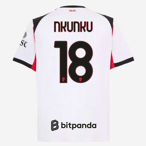 Jersey Milan 25/26 Away #18 NKUNKU