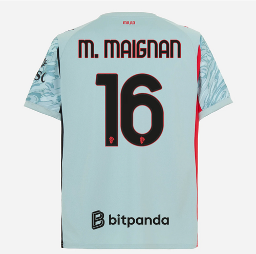 Jersey Milan 25/26 Goalkeeper #16 M. MAIGNAN