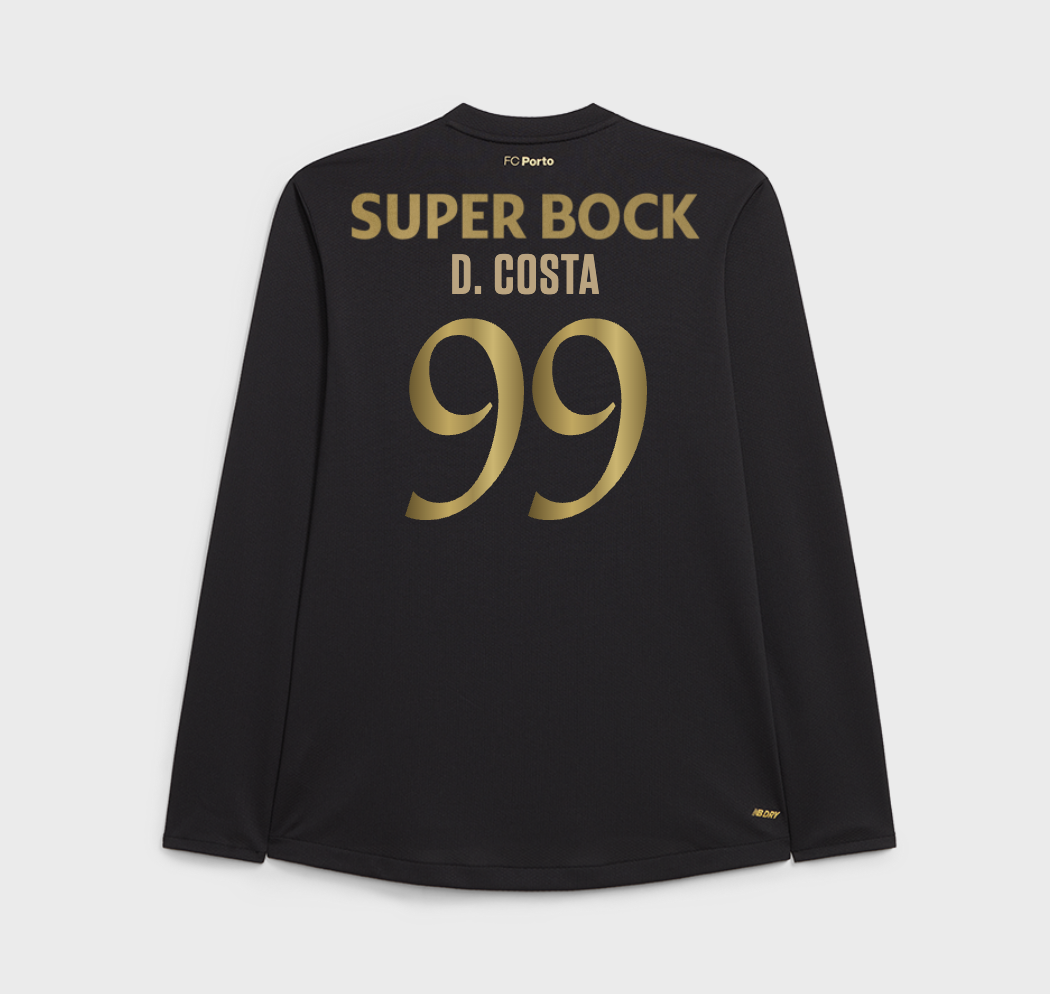 Jersey Porto 25/26 Goalkeeper #99 D. Costa