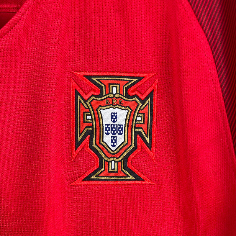 Jersey Portugal Retro 2016 Longsleeve Red