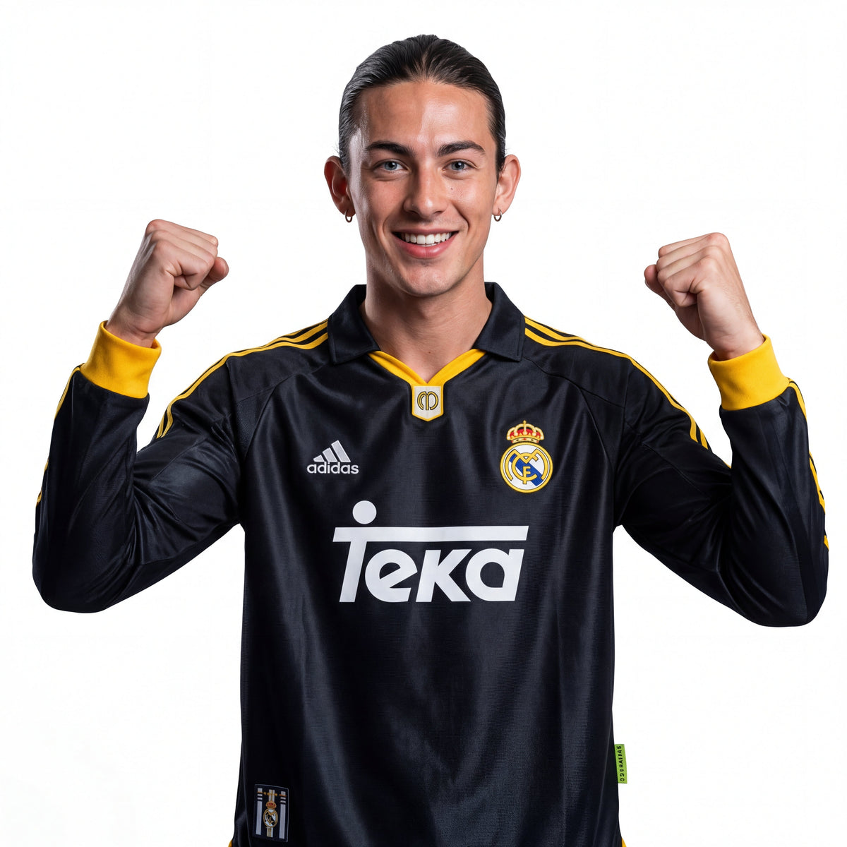 Jersey Real Madrid 99/00  Long Sleeve - Away Retro