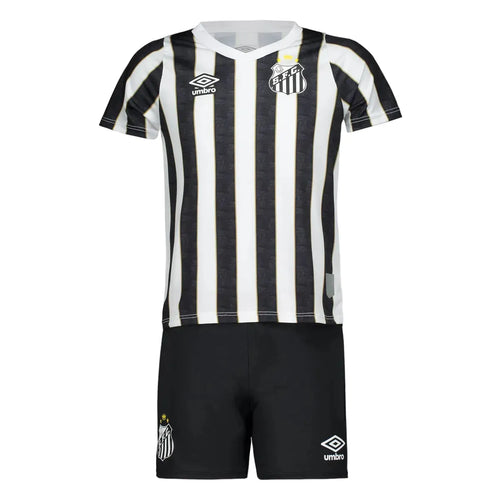 Kids Santos II 24/25 - Branco e Preto