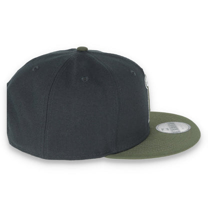 New Era Los Angeles Angels 2-Tone Color Pack Snapback Hat - Grey/Olive