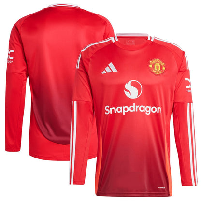 Manchester United Titular Camiseta 2024/2025 Long Sleeve