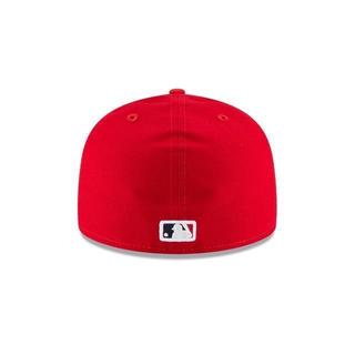 ANGELS NEW ERA HOME AUTHENTIC COLLECTION 59FIFTY FITTED-ON-FIELD COLLECTION RED/WHITE