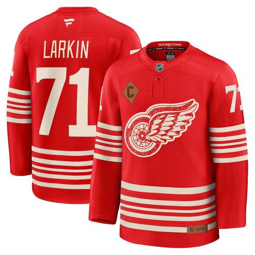 Dylan Larkin Detroit Red Wings Centennial Premium Jersey - Red