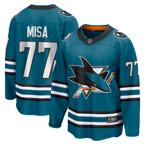 Michael Misa San Jose Sharks Home Premium Jersey - Teal