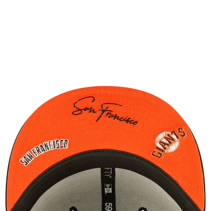 New Era San Francisco Giants Identity 59FIFTY Fitted Hat - Black