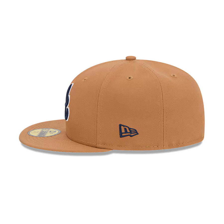 New Era Atlanta Braves Color Pack 59FIFTY Fitted Hat-Brown
