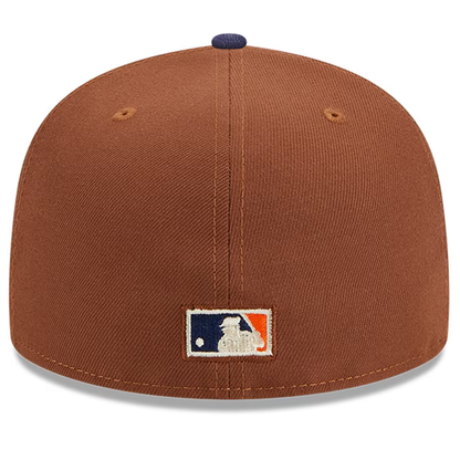 New Era San Diego Padres Harvest 25th Side Patch 59fifty Fitted Hat-Brown