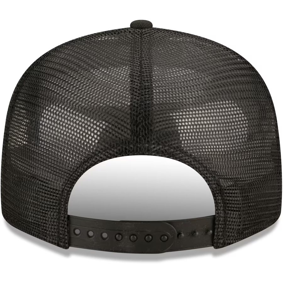 New Era Oakland Athletics Blackout 9FIFTY Trucker Snapback Hat