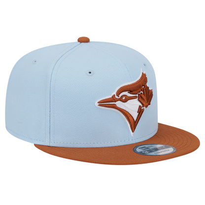 New Era Toronto Blue Jays 2-Tone Color Pack 9FIFTY Snapback Hat -Light Blue/Rust