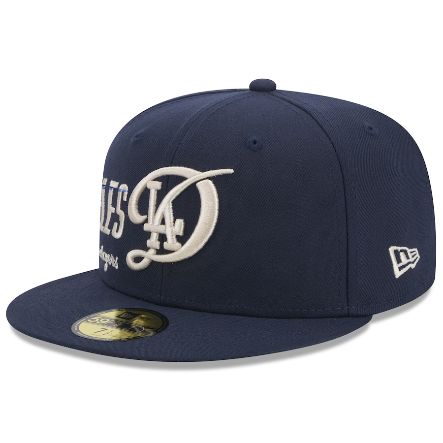 New Era Los Angeles Dodgers City Connect Icon 59FIFTY Fitted Hat 2024 - Navy