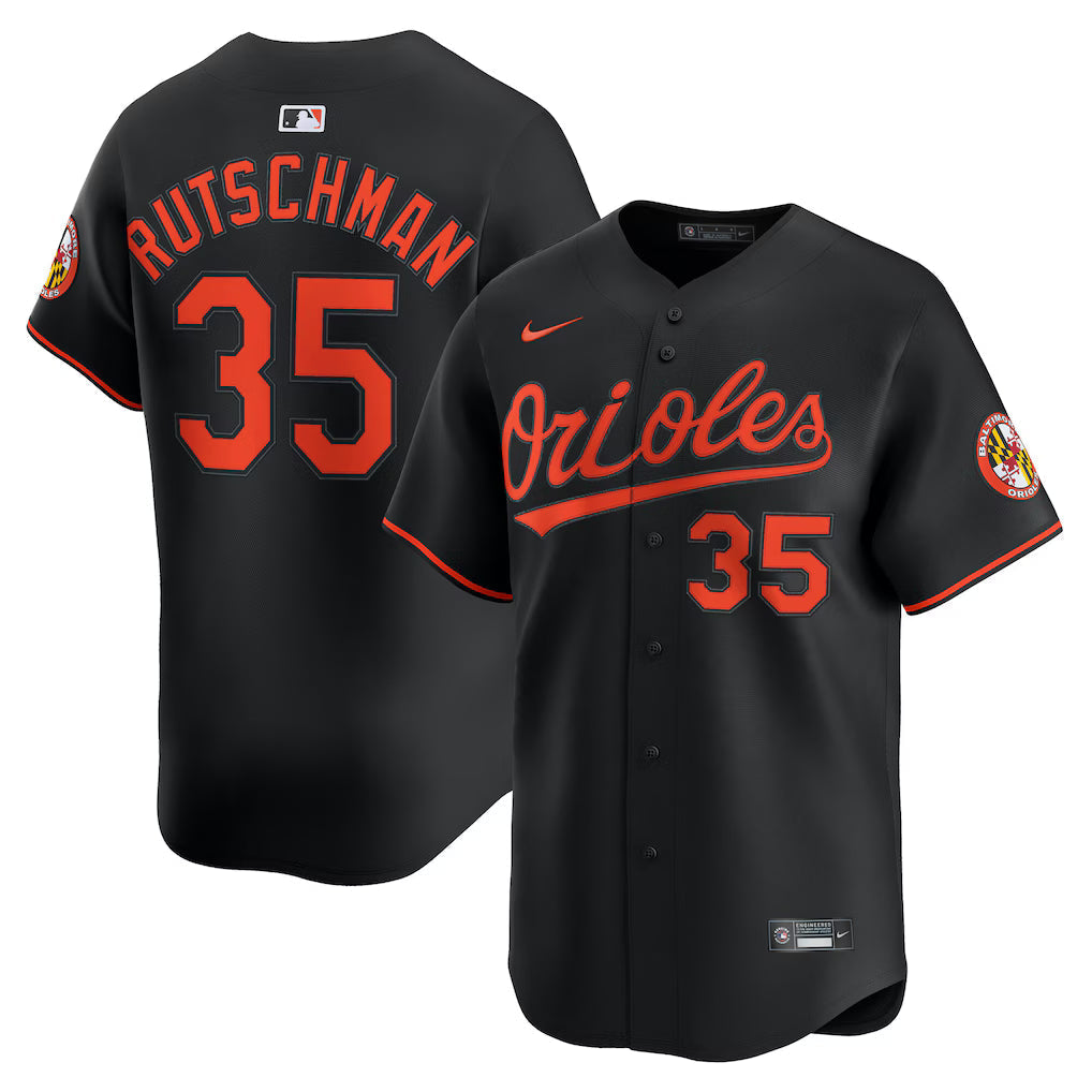 Adley Rutschman Baltimore Orioles Alternate Jersey - Black