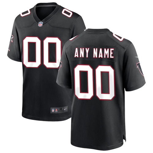 Custom Atlanta Falcons Throwback Jersey - Black