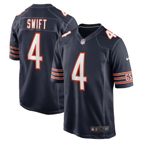 D'Andre Swift Chicago Bears Jersey - Navy