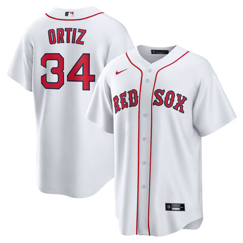 David Ortiz Boston Red Sox Home Player Jersey - White