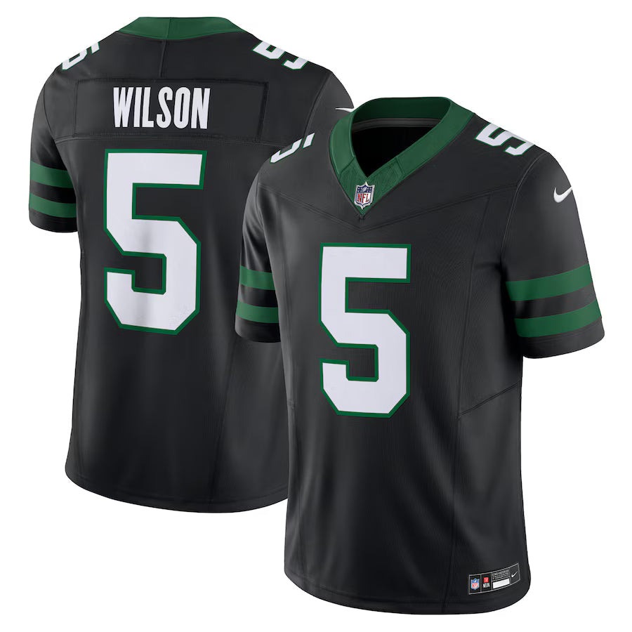 Garrett Wilson New York Jets Jersey - Legacy Black