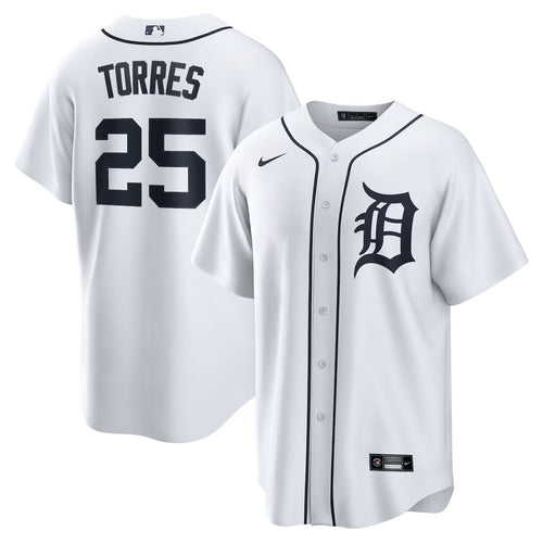 Gleyber Torres Detroit Tigers Home Jersey - White