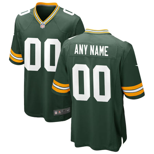 Custom Green Bay Packers Jersey - Green