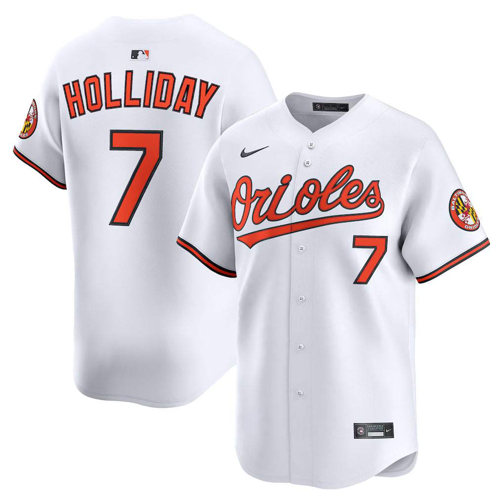 Jackson Holliday Baltimore Orioles Home Jersey - White