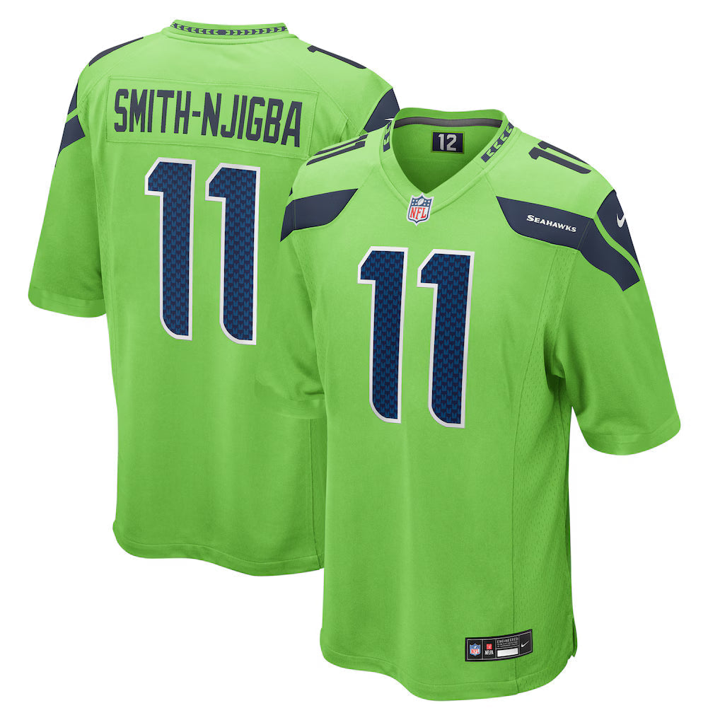 Jaxon Smith-Njigba Seattle Seahawks Jersey - Neon Green