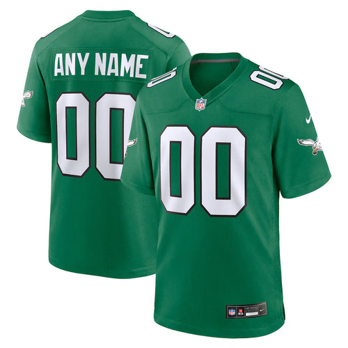 Custom Philadelphia Eagles Jersey - Kelly Green